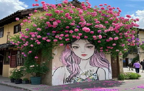 德安怎么设计网红打卡墙绘