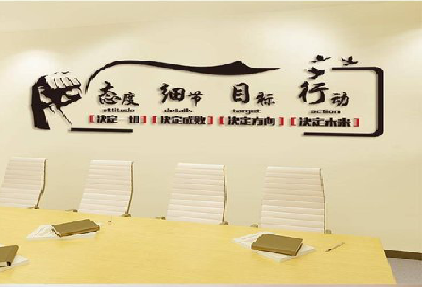 德安企业文化墙主要展示什么？