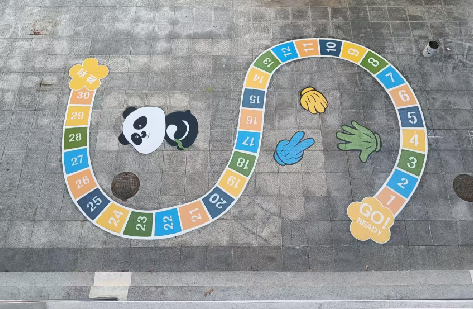 德安地面游戏彩绘