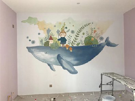 德安手绘墙的特点及优势。