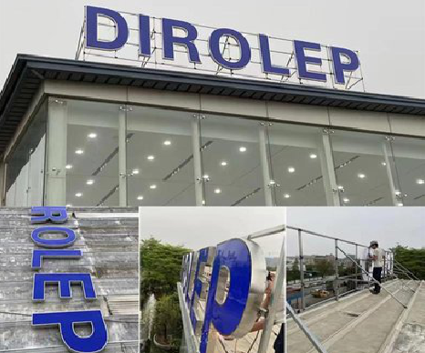 德安楼顶发光字安装的注意事项。